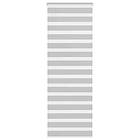 vidaXL Rullgardin zebra ljusgrå 75x230 cm tyg bredd 70,9 cm polyester