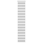 vidaXL Rullgardin zebra ljusgrå 40x230 cm tyg bredd 35,9 cm polyester