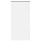 vidaXL Rullgardin mörkläggning vit 65x150 cm tyg bredd 60,7 cm