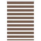 vidaXL Rullgardin zebra brun 95x150 cm tyg bredd 90,9 cm polyester