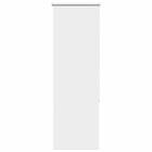 vidaXL Rullgardin mörkläggning vit 50x130 cm tyg bredd 45,7 cm