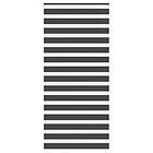 vidaXL Rullgardin zebra svart 95x230 cm tyg bredd 90,9 cm polyester