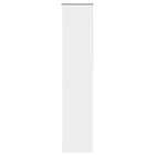 vidaXL Rullgardin mörkläggning vit 55x210 cm tyg bredd 50,7 cm