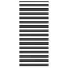 vidaXL Rullgardin zebra svart 105x200 cm tyg bredd 100,9 cm polyester