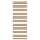 vidaXL Rullgardin zebra 55x100 cm tyg bredd 50,9 polyester