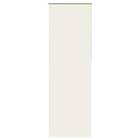 vidaXL Rullgardin mörkläggning naturvit 65x210 cm tyg bredd 60,7 cm