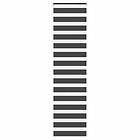 vidaXL Rullgardin zebra svart 55x230 cm tyg bredd 50,9 cm polyester
