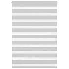 vidaXL Rullgardin zebra ljusgrå 105x100 cm tyg bredd 100,9cm polyester