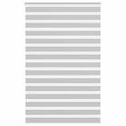 vidaXL Rullgardin zebra ljusgrå 145x230 cm tyg bredd 140,9cm polyester