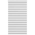 vidaXL Rullgardin zebra ljusgrå 120x200 cm tyg bredd 115,9cm polyester