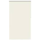 vidaXL Rullgardin mörkläggning naturvit 130x210 cm tygbredd 126,6 cm