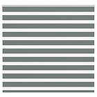 vidaXL Rullgardin zebra mörkgrå 165x100 cm tyg bredd 160,9cm polyester