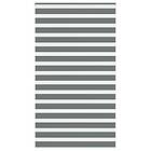 vidaXL Rullgardin zebra mörkgrå 120x200 cm tyg bredd 115,9cm polyester