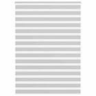vidaXL Rullgardin zebra ljusgrå 155x230 cm tyg bredd 150,9cm polyester