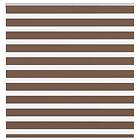vidaXL Rullgardin zebra brun 140x150 cm tyg bredd 135,9 cm polyester