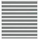 vidaXL Rullgardin zebra mörkgrå 150x100 cm tyg bredd 145,9cm polyester