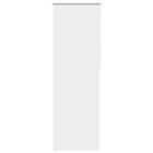 vidaXL Rullgardin mörkläggningsgardin vit 80x230 cm tyg bredd 75,7 cm