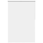 vidaXL Rullgardin mörkläggning vit 155x230 cm tyg bredd 151,6 cm