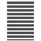 vidaXL Rullgardin zebra svart 95x150 cm tyg bredd 90,9 cm polyester