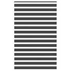 vidaXL Rullgardin zebra svart 140x230 cm tyg bredd 135,9 cm polyester