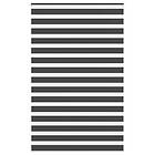 vidaXL Rullgardin zebra svart 140x200 cm tyg bredd 135,9 cm polyester