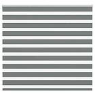 vidaXL Rullgardin zebra mörkgrå 160x100 cm tyg bredd 155,9cm polyester