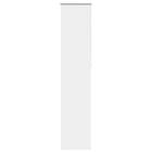 vidaXL Rullgardin mörkläggning vit 40x230 cm tyg bredd 35,7 cm
