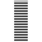 vidaXL Rullgardin zebra svart 90x230 cm tyg bredd 85,9 cm polyester