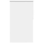 vidaXL Rullgardin mörkläggning vit 125x230 cm tyg bredd 121,6 cm