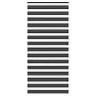 vidaXL Rullgardin zebra svart 115x200 cm tyg bredd 110,9 cm polyester