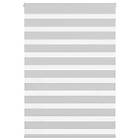 vidaXL Rullgardin zebra ljusgrå 95x150 cm tyg bredd 90,9 cm polyester