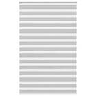 vidaXL Rullgardin zebra ljusgrå 140x200 cm tyg bredd 135,9cm polyester