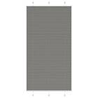 vidaXL Plisserad persienn antracit 105x200 cm tyg bredd 104,4 cm