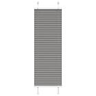 vidaXL Plisserad persienn antracit 50x150cm tyg bredd 49,4cm polyester