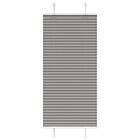 vidaXL Plisserad persienn antracit 60x150cm tyg bredd 59,4cm polyester