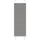 vidaXL Plisserad persienn antracit 40x150cm tyg bredd 39,4cm polyester