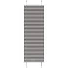 vidaXL Plisserad persienn antracit 45x100cm tyg bredd 44,4cm polyester
