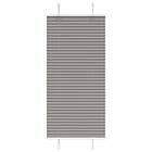 vidaXL Plisserad persienn antracit 55x150cm tyg bredd 54,4cm polyester