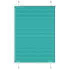 vidaXL Plisserad persienn bensingrön 100x150 cm tyg bredd 99,4 cm