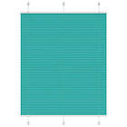 vidaXL Plisserad persienn bensingrön 105x100 cm tyg bredd 104,4cm