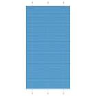 vidaXL Plisserad persienn blå 110x200 cm tyg bredd 109,4cm polyester