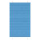 vidaXL Plisserad persienn blå 120x200 cm tyg bredd 119,4cm polyester