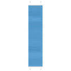 vidaXL Plisserad persienn blå 45x200cm tyg bredd 44,4cm polyester