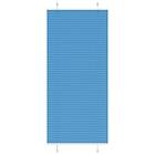 vidaXL Plisserad persienn blå 85x200 cm tyg bredd 84,4 cm polyester