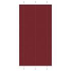 vidaXL Plisserad persienn Bordeaux röd 105x200 cm tyg bredd 104,4 cm