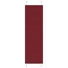 vidaXL Plisserad persienn Bordeaux röd 60x200 cm tyg bredd 59,4 cm