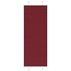 vidaXL Plisserad persienn Bordeaux röd 70x200 cm tyg bredd 69,4 cm