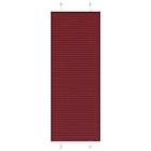 vidaXL Plisserad persienn Bordeaux röd 80x200 cm tyg bredd 79,4 cm