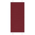 vidaXL Plisserad persienn Bordeaux röd 85x200 cm tyg bredd 84,4 cm