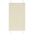 vidaXL Plisserad persienn cremefärgad 80x150 cm tyg bredd 79,4 cm